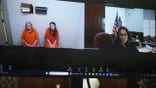 Christina Siders and Elizabeth Siders appear via Zoom in the Vinton County Court of Common Pleas in McArthur July 1, 2026 in