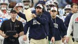 Pete Golding reacts during the third quarter of the Sugar Bowl game.