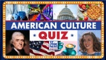 American Culture Quiz, with variety of images displayed in grid