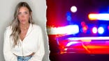 Sara Gilson is shown next to police lights.