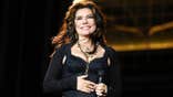 Shania Twain performs with Mumford and Sons onstage at Hyde Park.