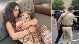 A family photo shows Ivana Balistreri holding her daughter, Lilliana, alongside an inset image of Zachary Chernicky's arrest.