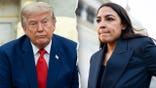 Split of Trump and AOC