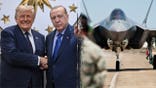 F-35 aircraft and Trump and Erdogan