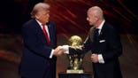 president donald trump shakes hands with fifa president gianni infantino