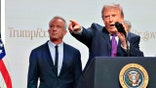 Trump pointing and speaking