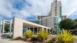 The main entrance signage of Hillcrest Medical Center is seen in June 2024.