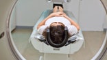 Woman getting MRI scan