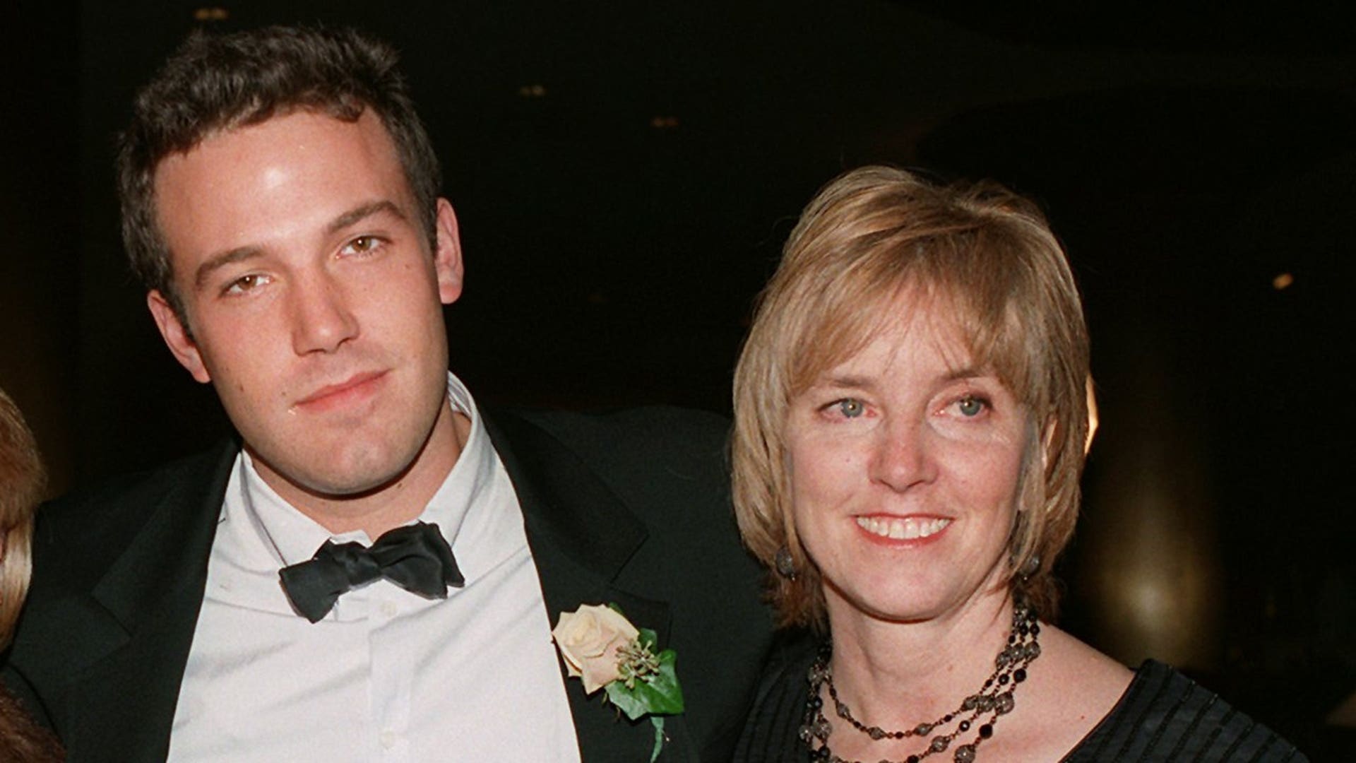 Ben Affleck and his mom at the MSPCC dinner in November 1998.