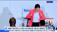 Haley Stevens' campaign speech sparked online ridicule as critics question her charisma against Abdul El-Sayed in the Michigan Senate primary race.