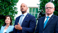 Gov. Wes Moore faces hypocrisy accusations over his July 4th speech criticizing tribalism while pushing a special session to redistrict Rep. Andy Harris.