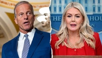 Karoline Leavitt says Trump's patience is wearing thin with John Thune over the SAVE America Act as Senate Republicans face a 50-vote math problem.
