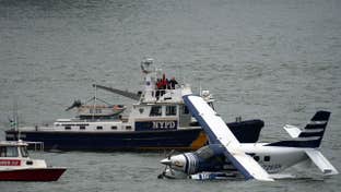Pilot declares mayday before seaplane comes down in New York City’s East River
