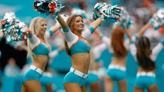 Dolphins cheerleaders make major moves to compete with Cowboys cheerleaders, Tebows get out & Ryan Clark!