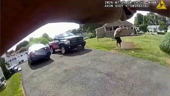 Officer fires as suspect keeps bashing motionless man despite repeated commands - Fox News