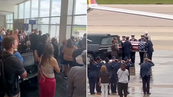 Travelers stop everything to honor fallen US service member returning home - Fox News