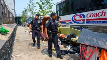 Socialist mayor's 12-block homeless camp festers near landmark as New Yorkers cry shame - Fox News