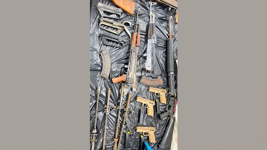 Smuggled arms from Jordan.