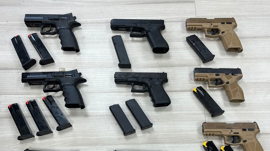 Illegal guns seized by the IDF
