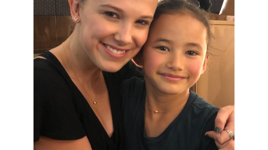 Kaylee Hottle smiles