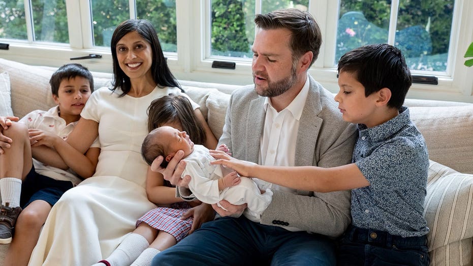 Second Lady Usha Vance Reveals Newborn in Family Photo Gallery
