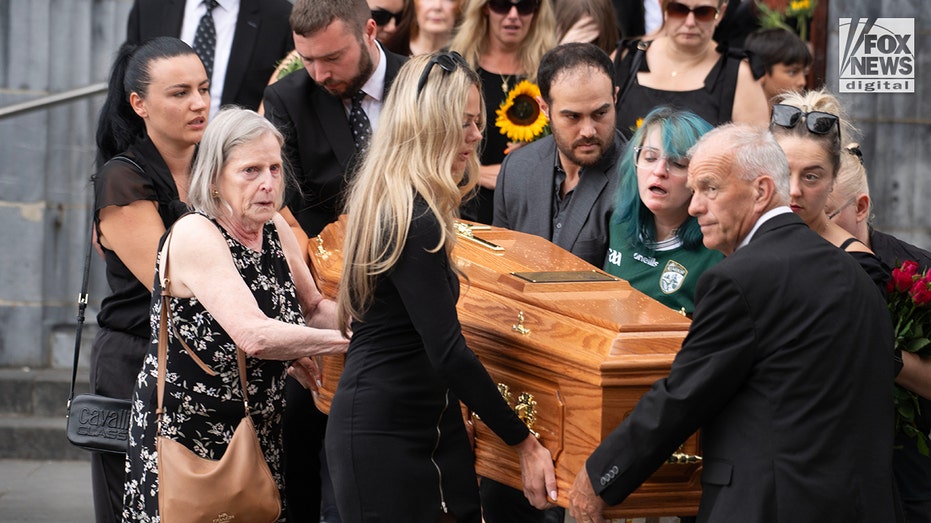 Slain American mother Jamey Carney remembered as 'ray of sunshine' at Ireland funeral