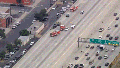 Overturned cars shut down multiple 405 Freeway lanes in West Los Angeles during morning commute - Fox News