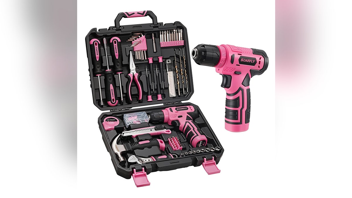 Prepare for minor home fixes with a 157-piece tool set.