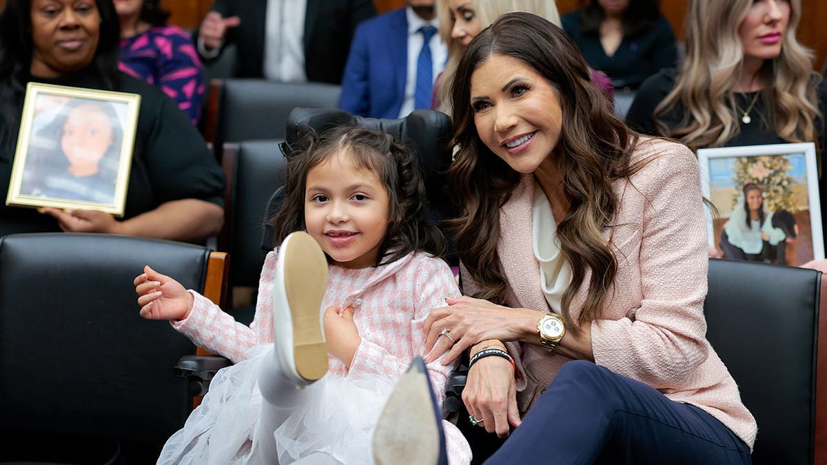Dalilah's Law namesake Dalilah Coleman meets Kristi Noem at the State of the Union