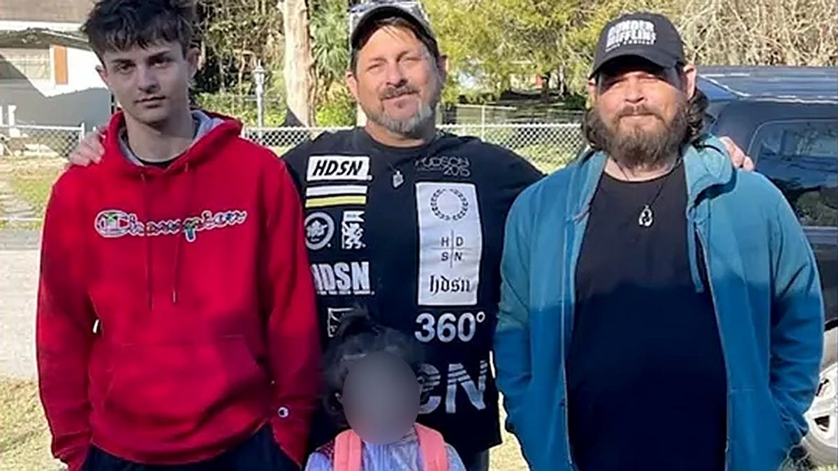 Daryl Hill, a Florida father and his family