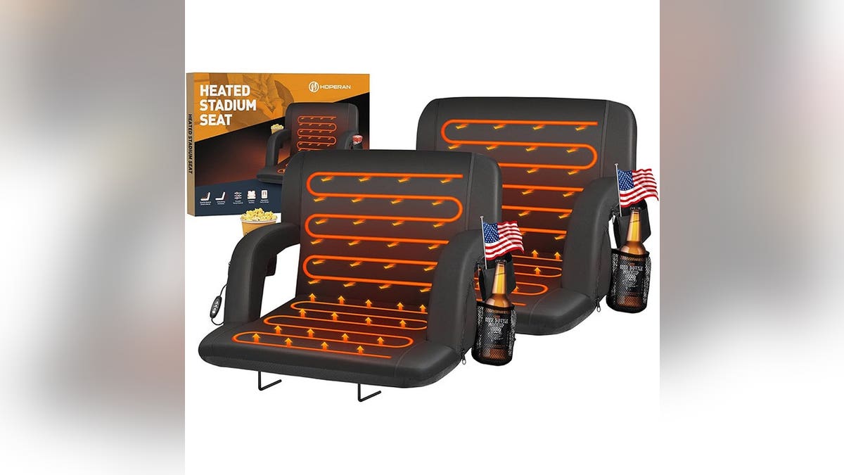 Heated stadium seats 2-pack