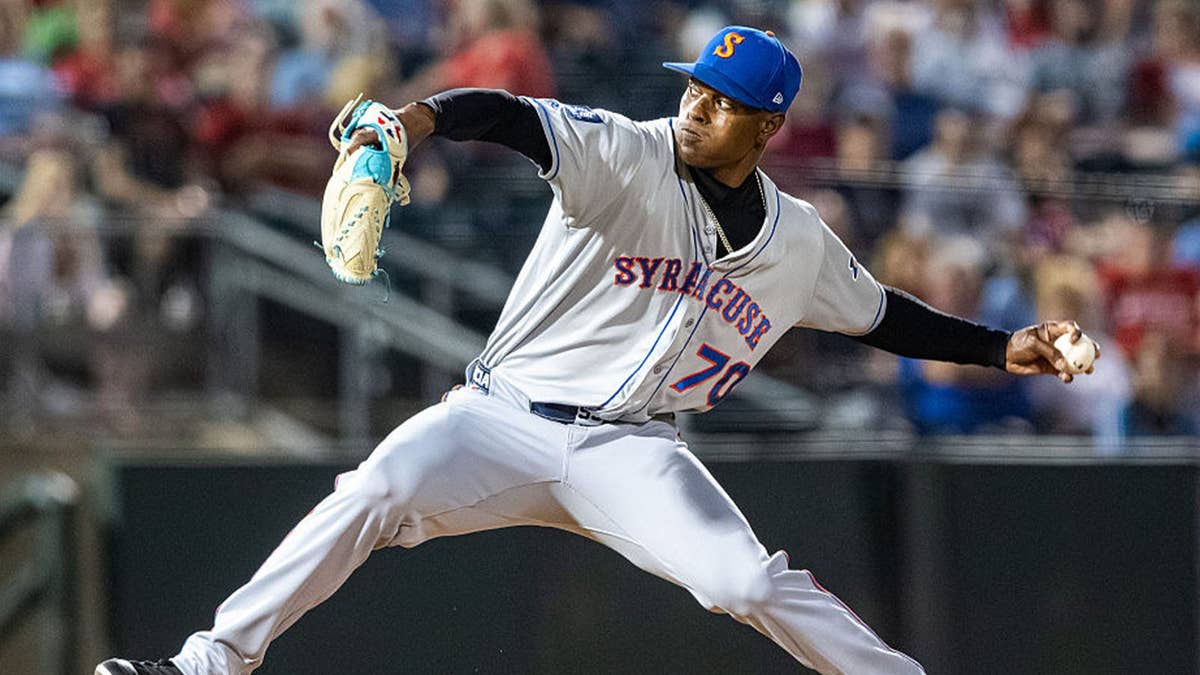 Jefry Yan of the Syracuse Mets
