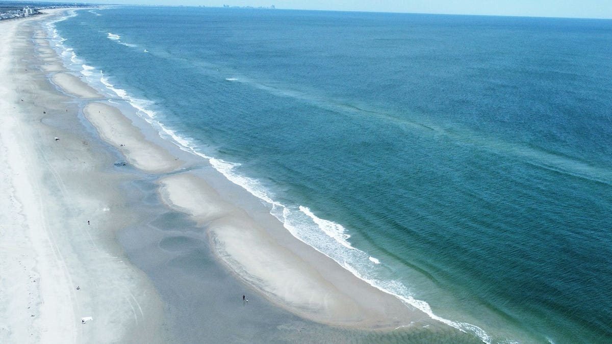 Aerial view of Sea Isle City in New Jersey