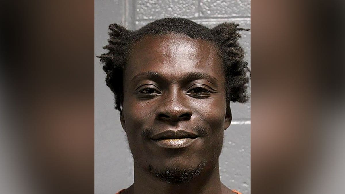 Booking photo of Jeff Kufi Asare.