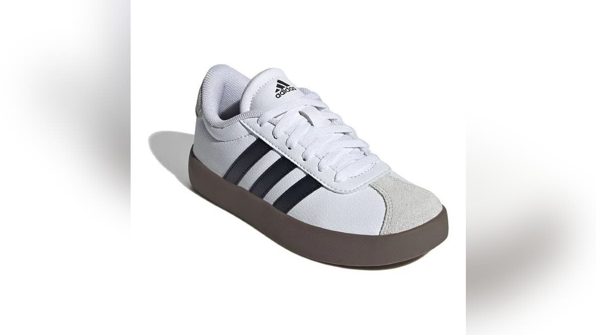 A classic pair of adidas shoes helps prevent foot pain.