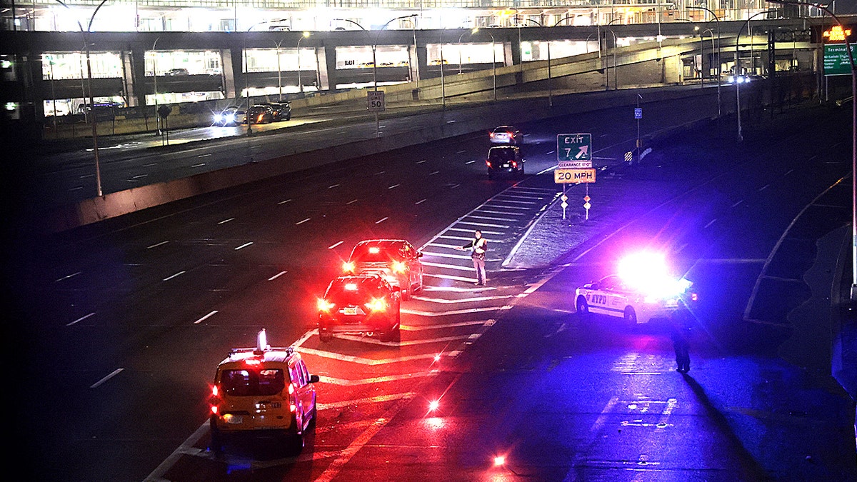 police outside airport