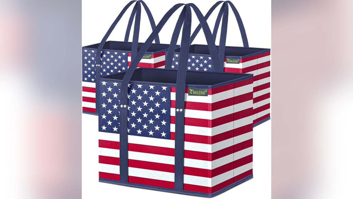 Show your patriotic side while you're shopping.