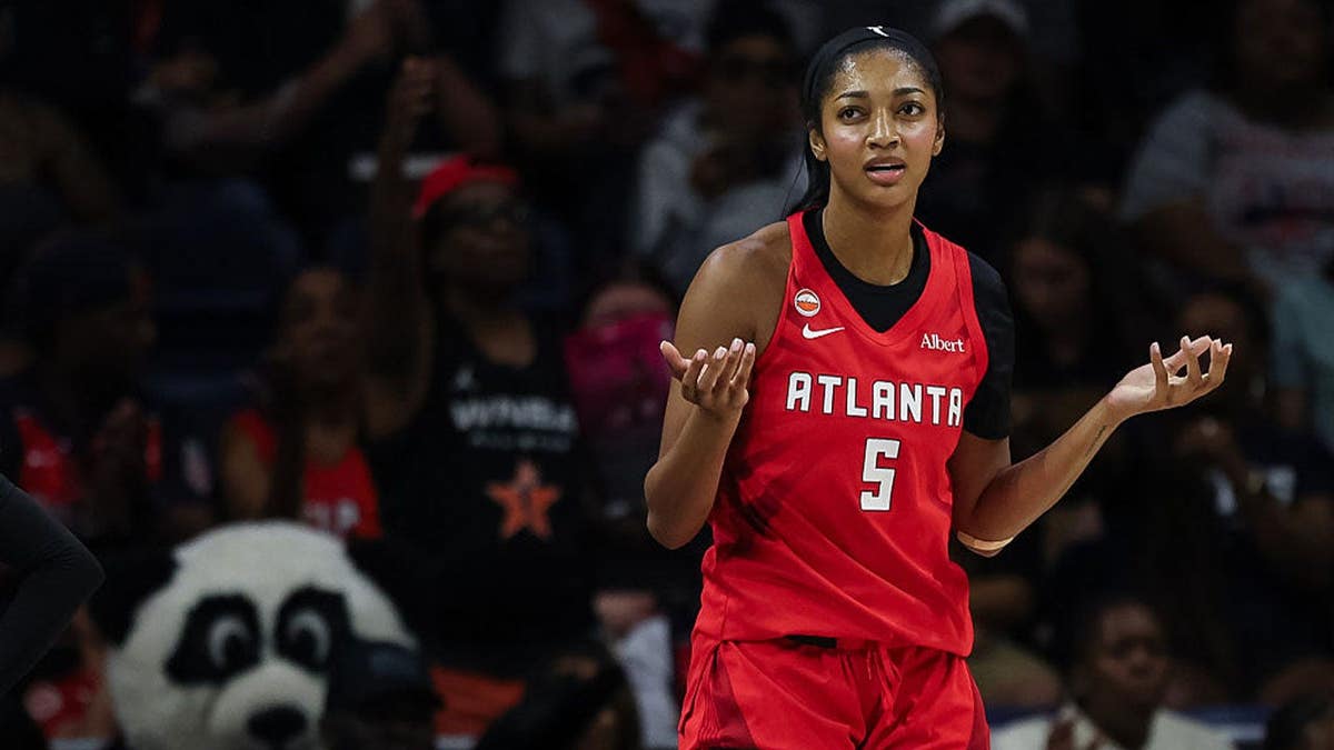Angel Reese #5 of the Atlanta Dream
