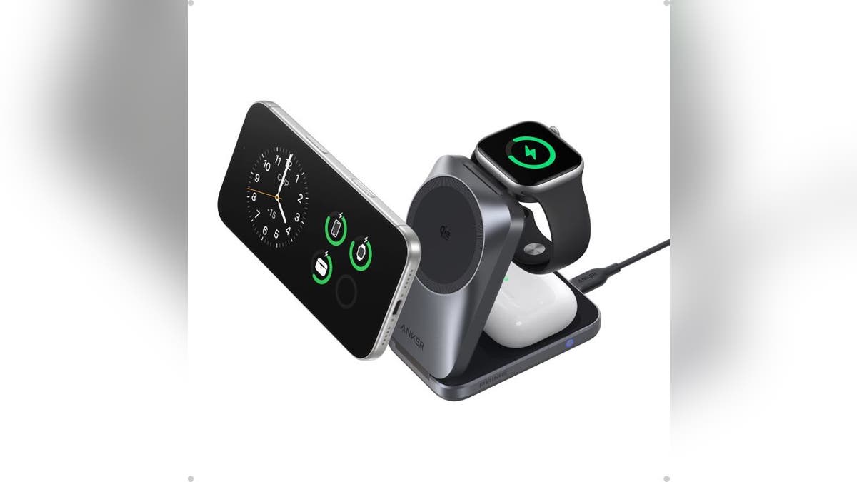 Charge three devices at once.