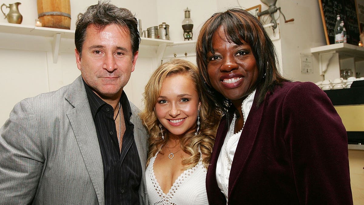 Viola Davis, Anthony LaPaglia and Hayden Panettiere at a premiere dinner.