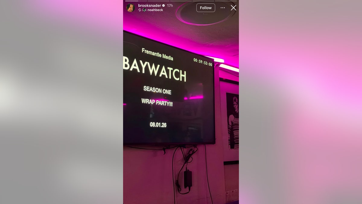 A photo from "Baywatch" reboot wrap party