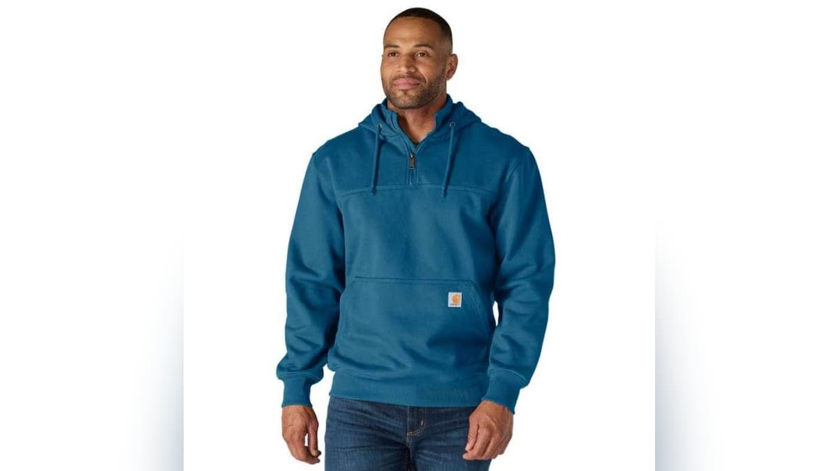 Grab a sweatshirt that wicks away rain.