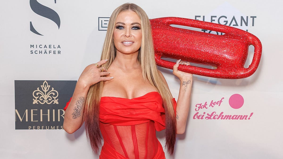 Carmen Electra en la alfombra roja de «La Grande Bellezza» en Berlín, Alemania, en julio de 2026.