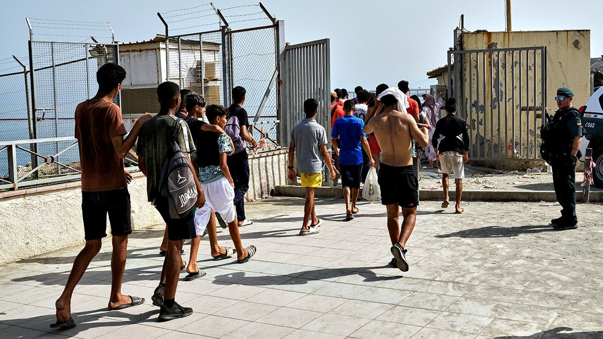 Migrants return to Morocco from Spanish enclave of Ceuta.