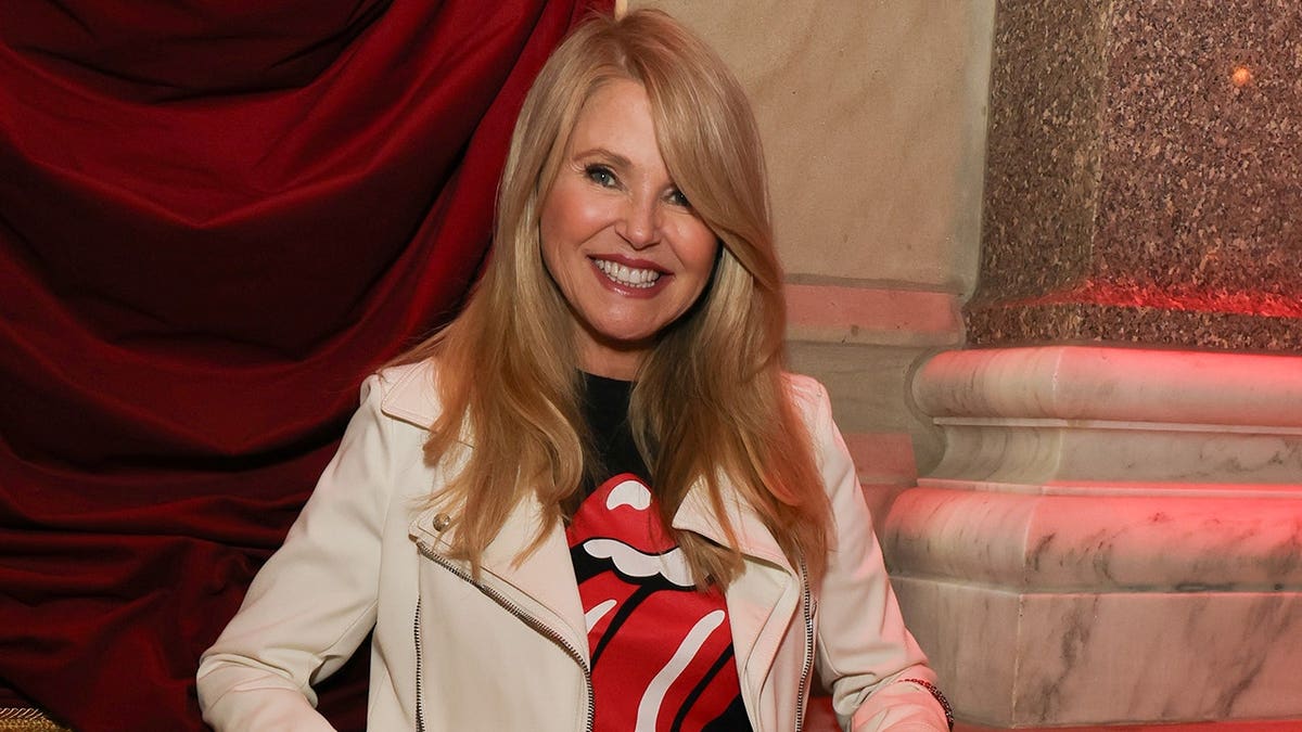 Christie Brinkley at the launch event for The Rolling Stones new album in May 2026 in Brooklyn, New York