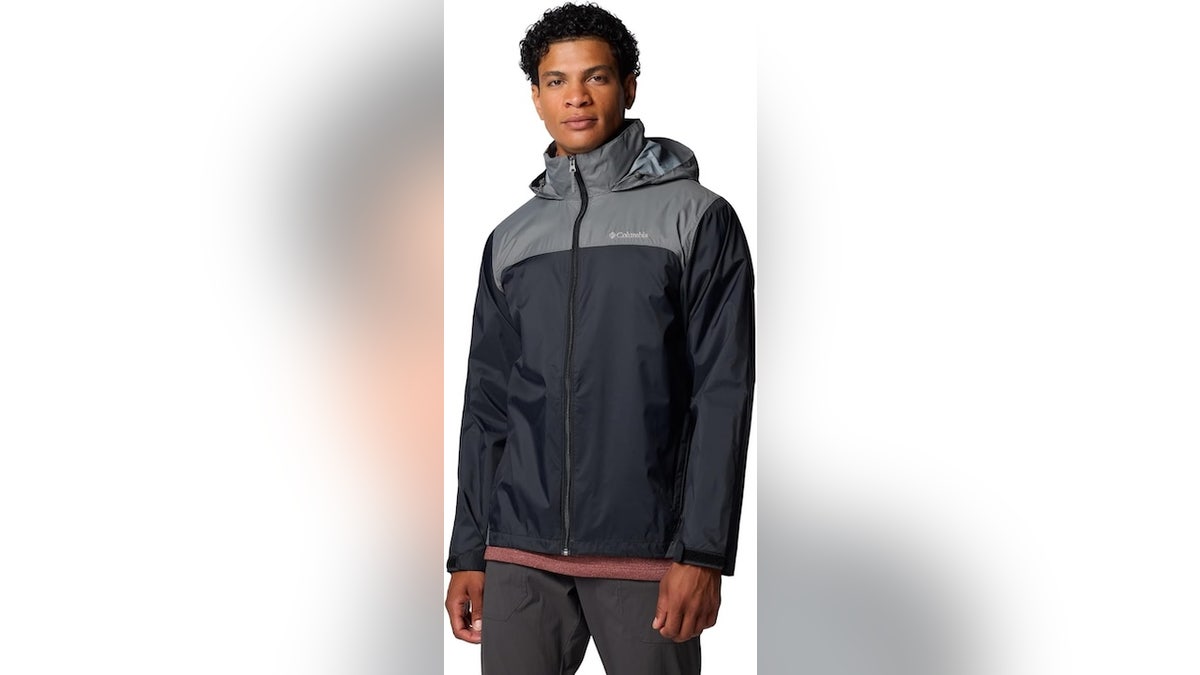 This jacket is built for everything from drizzles to heavier rain.