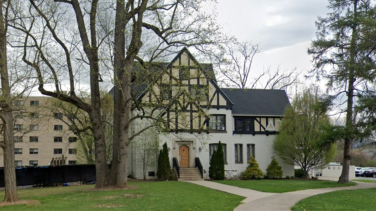 Exterior of the Delta Upsilon fraternity house in State College. Penn., April, 2025. The Penn State University frat house is one of two at the center of an alleged cocaine trafficking ring which was announced in a press conference by State Attorney General Dave Sunday, Monday, August 17, 2026. (Google Maps)
