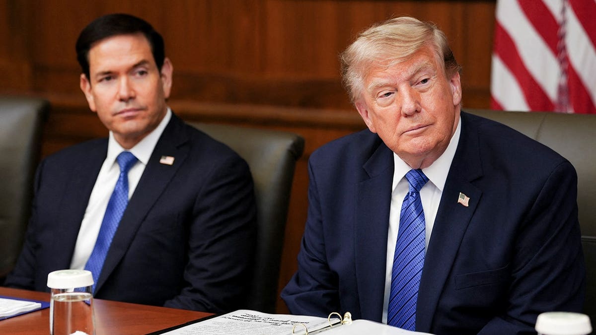 Secretary of State Marco Rubio and President Donald Trump