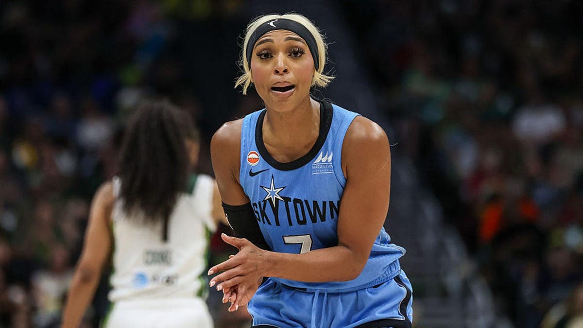 DiJonai Carrington #7 of the Chicago Sky