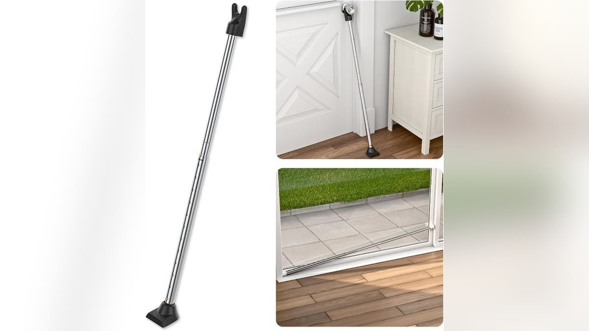 Use this stopper on door handles and sliding doors.